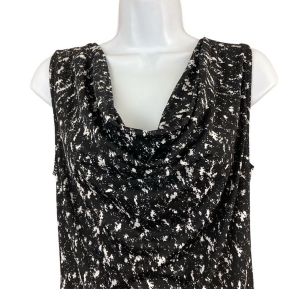 89th & Madison Speckled Print Droop Neck Tank - Picture 2 of 4